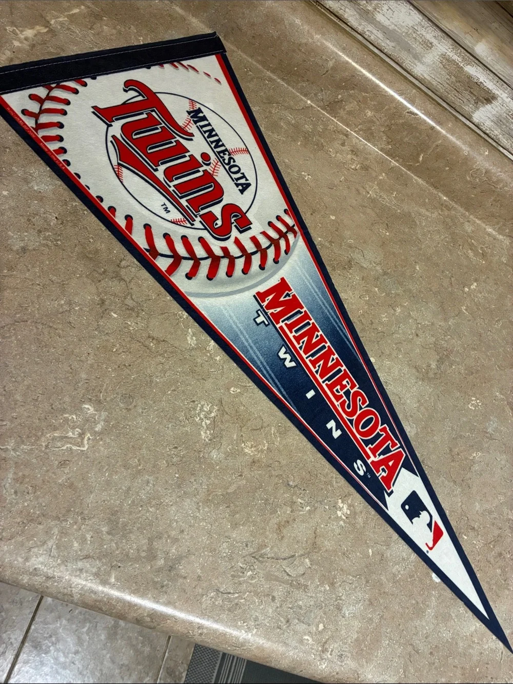 Minnesota Twins 2006 Red & Navy Baseball Pennant Wall Decor
